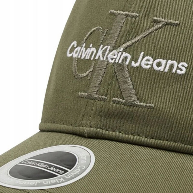 Calvin Klein Jeans monogram baseball cap UTPP3881_green large