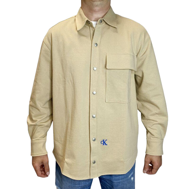 Calvin Klein Heren normaal overhemd UTPP2737_beige large