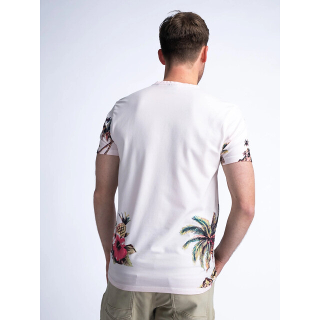 Petrol Industries Men t-shirt met botanische print M-1040-TSR673 large