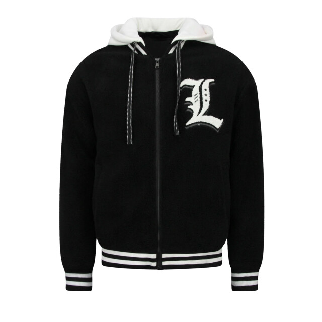 Enos Oversized baseball jacket teddy jas met capuchon GI-537 large