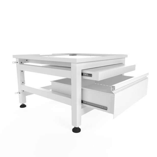 Wasophoogte Wasmachine verhoger – novapro met lade en plateau wit 3390528 large