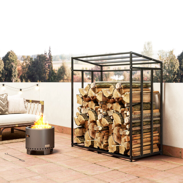 4goodz Haardhoutrek met waterdichte afdekhoes - 3389878 large