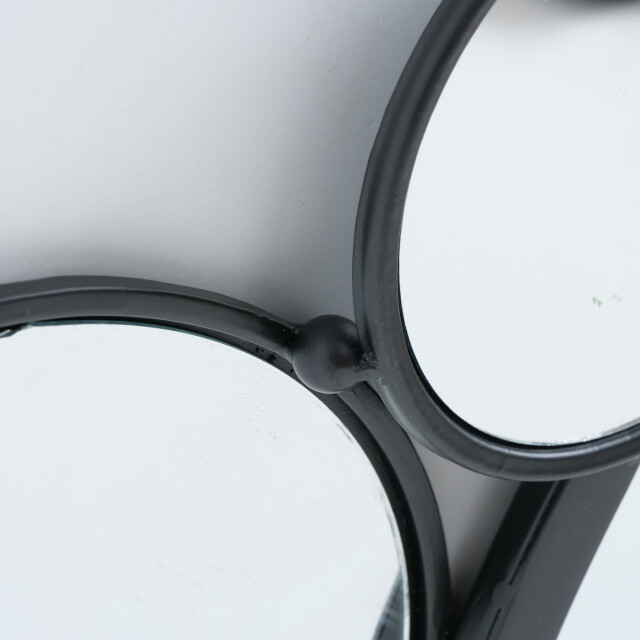 4goodz Wandspiegel jennifer 3 in 1 metaal 75x50x3 cm - 3387696 large