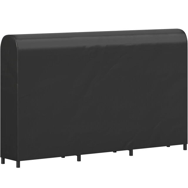 4goodz Haardhoutrek met cover 300kg 199x30x121cm - 3389880 large