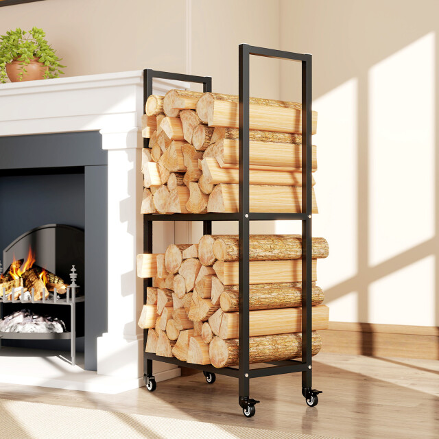 4goodz Haardhoutrek voor binnen 60x30x119cm - 3389885 large