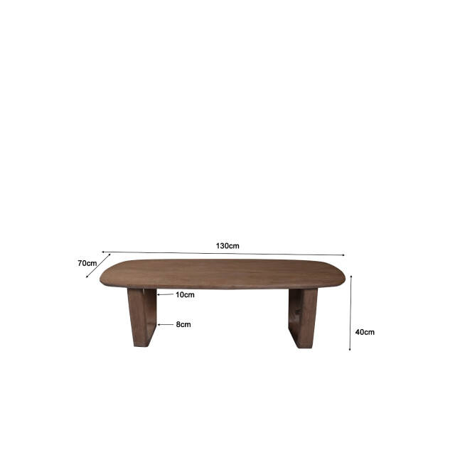 Livingfurn salontafel cortez 130cm - 3186084 large