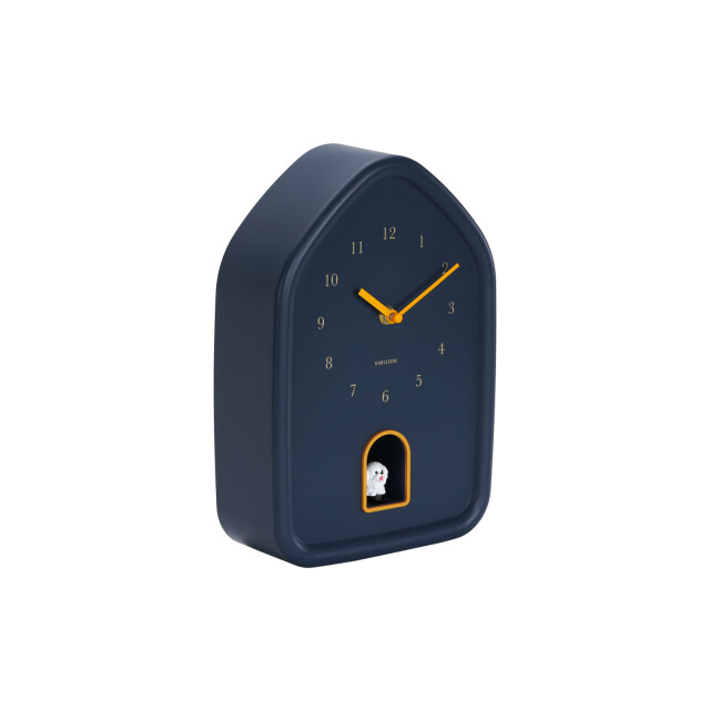 Karlsson wandklok modern doggy donker- Ø29,1cm 3259475 large