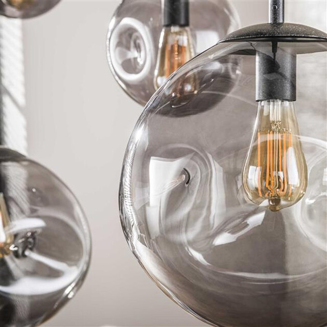 Hoyz hanglamp stellar black 6-lichts artic 3222880 large