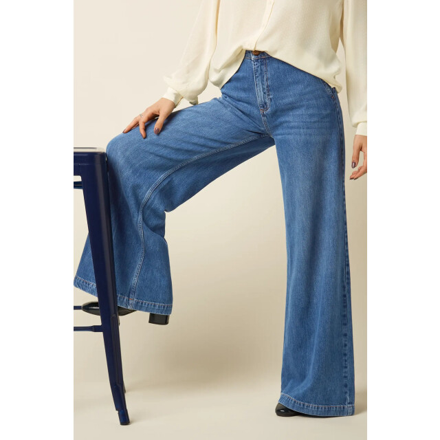 King Louie Peppa pants stone denim 10076 blue tint 10076 large