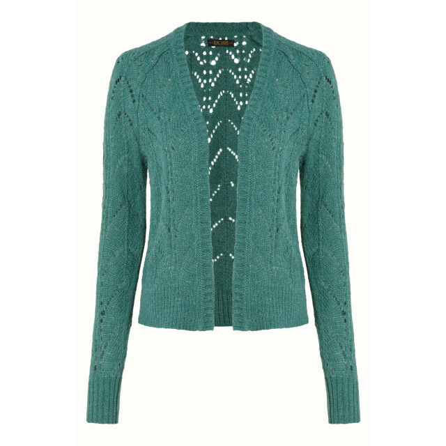 King Louie Blanca cardi orcia vest 09827 smoke green 09827 large