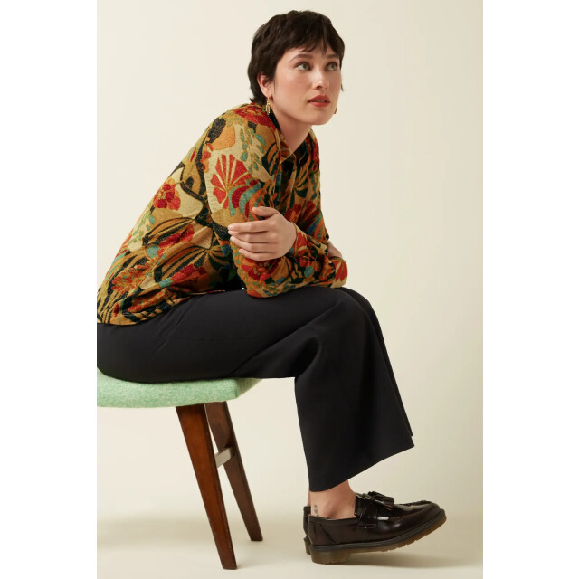 King Louie Maisie blouse dazz 10161 black 10161 large