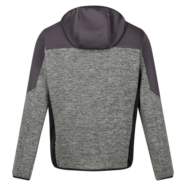 Regatta Heren cadford vi marl fleecejas met capuchon UTRG10719_agavegreenash large