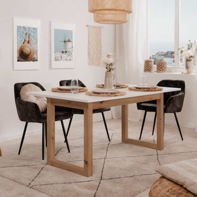 CaliCosy Uitschuifbare eettafel l160-200 cm denver 3394083 large