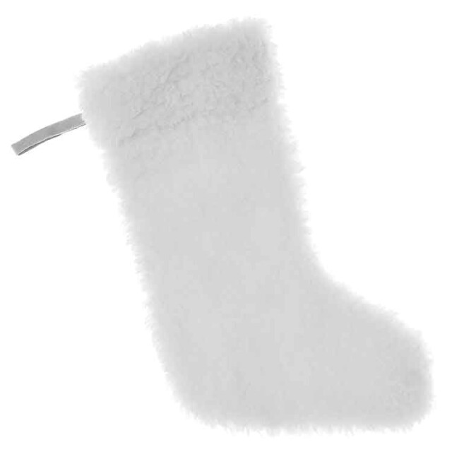 Unique Living kerstsok white xmas 42x25cm - 3393440 large