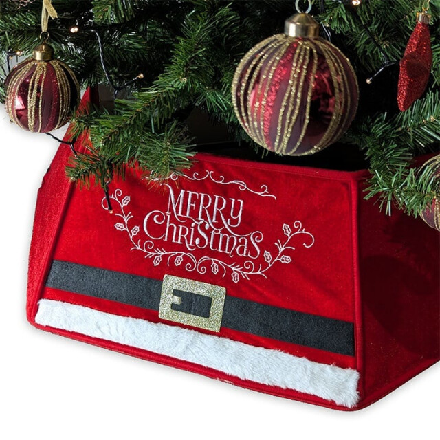 Unique Living kerstboomrok merry xmas 40x25cm - 3393453 large