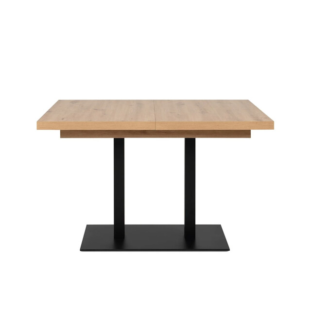 CaliCosy Uitschuifbare eettafel met ambachtelijk eiken en zwart decor l160-240 cm - 3394086 large