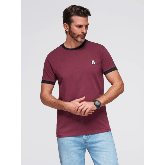 Ombre t-shirt heren wit met bies TSCT-0115 large