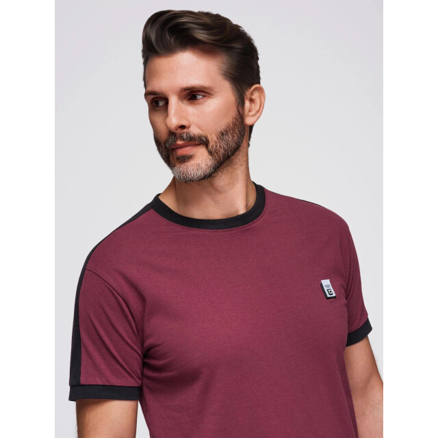 Ombre t-shirt heren wit met bies TSCT-0115 large