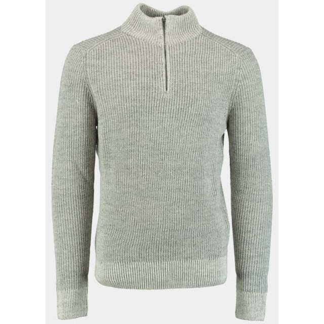 Bos Bright Blue Pullover half zip grof 4356225/158a 189642 large