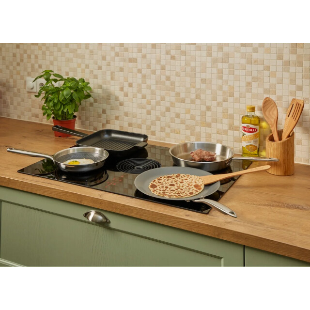 Habonne Hybrid rvs triply koekenpan pfas vrij 20cm 4260 large