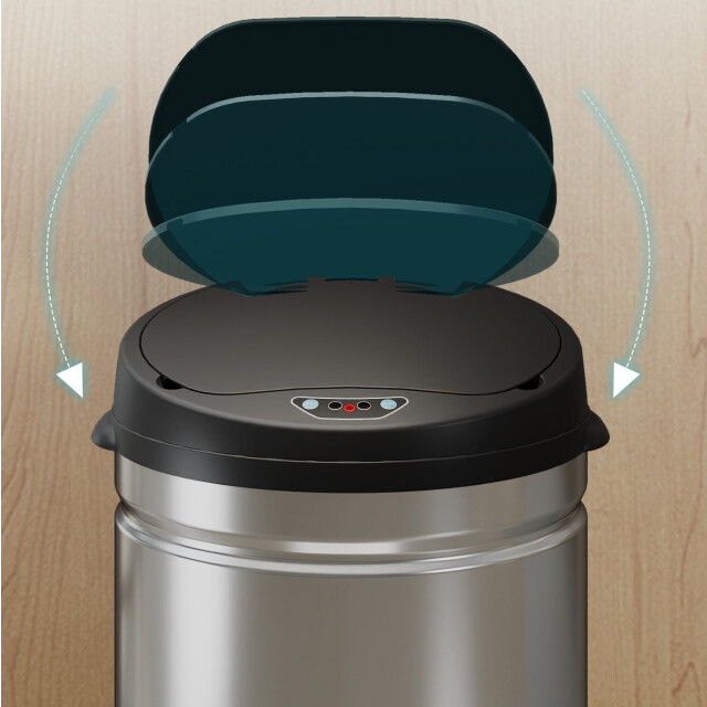 4goodz Sensorprullenbak rond 30 liter 32x31x51cm - 3399500 large