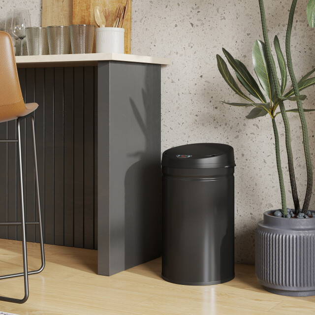 4goodz Sensorprullenbak rond 30 liter 32x31x51cm - 3399501 large