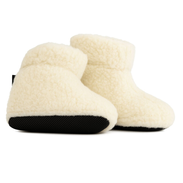Norway Sloffen Norway merino wol sloffen Norway Schapenwollen Sloffen Wit – Luxe Merino Wol Pantoffels voor Dames en Heren large