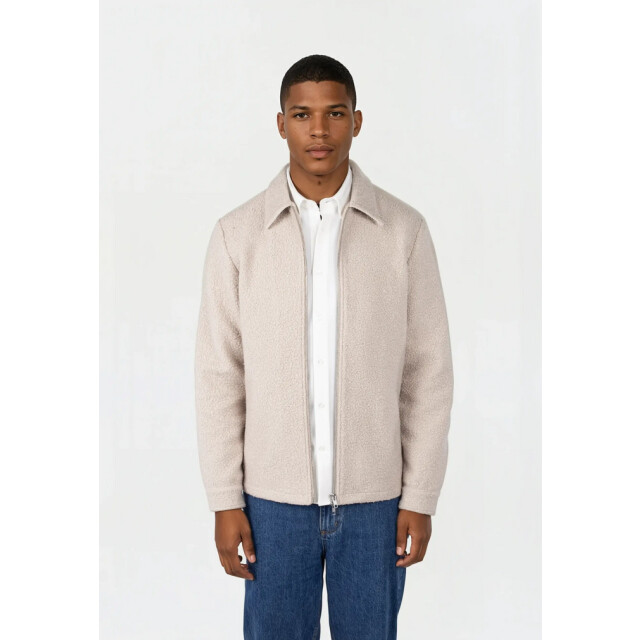 Ciszere Fred boucle overshirt moonlight beige 30059 30059 large