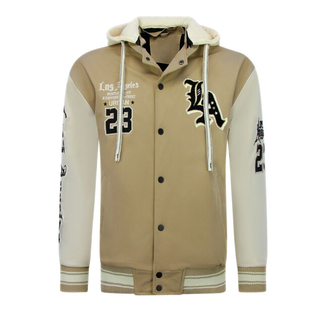 Enos Baseball jas met capuchon oversized bomberjack GI-523 large