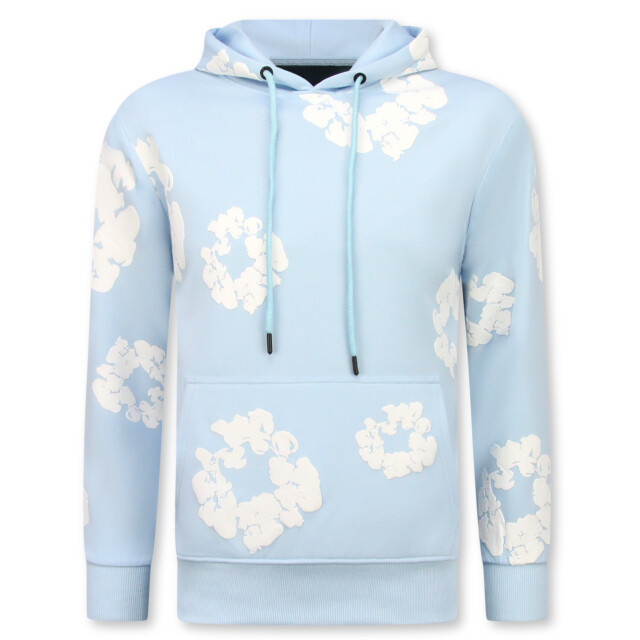 Top-Star Dik geweven trainingspak met bloemenprint all over print bloemenpak FF-5991 large