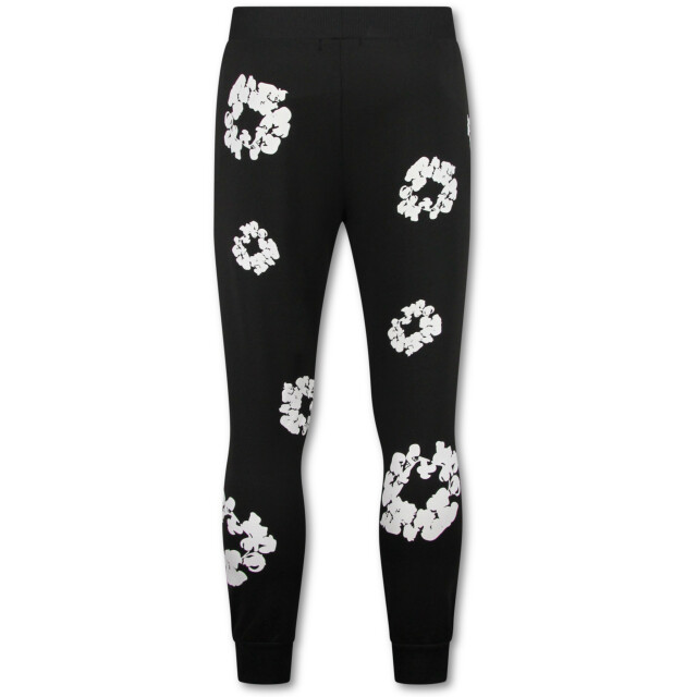 Top-Star Dik geweven trainingspak met bloemenprint all over print bloemenpak FF-5991 large