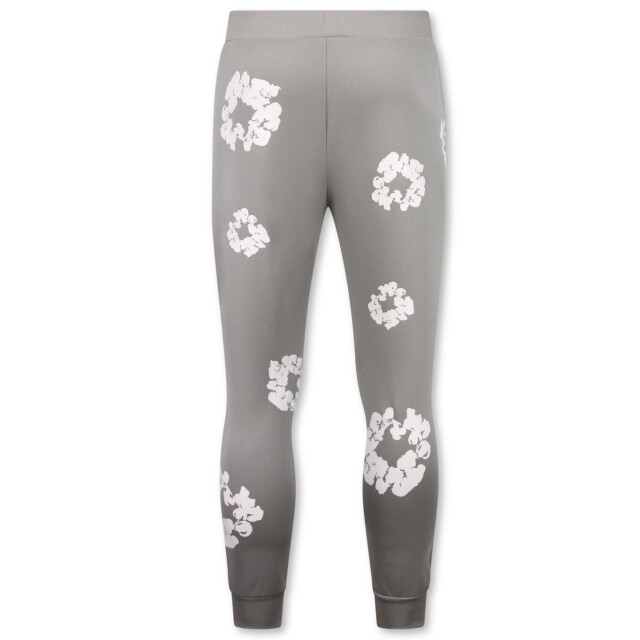 Top-Star Dik geweven trainingspak met bloemenprint all over print bloemenpak FF-5991 large