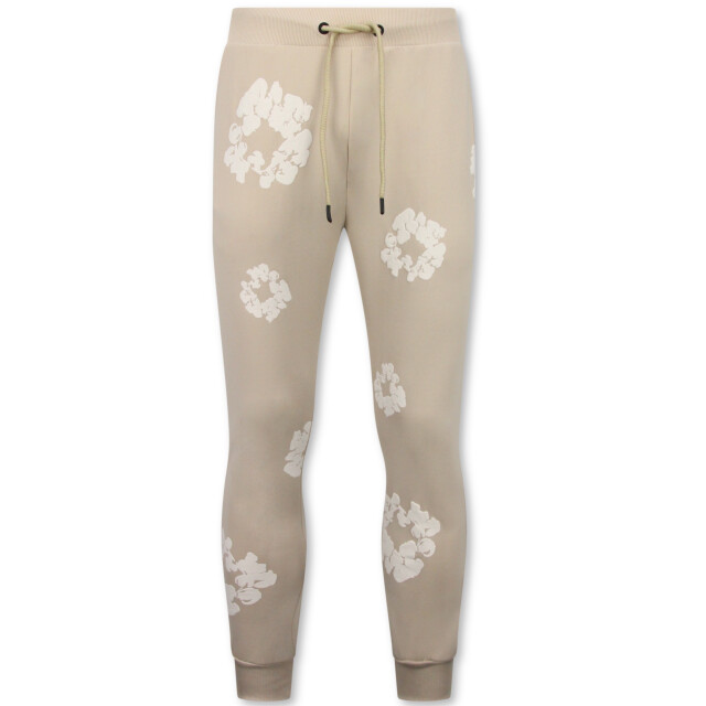 Top-Star Dik geweven trainingspak met bloemen all over bloemenpak FF-5991 large