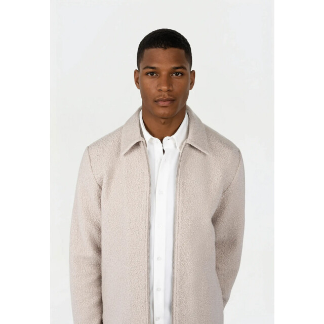 Ciszere Fred boucle overshirt moonlight beige 30059 30059 large