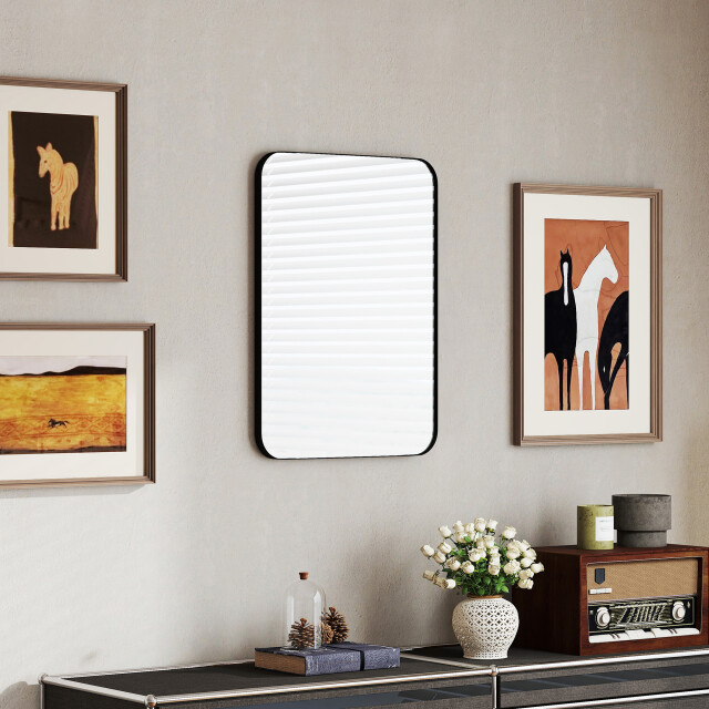 4goodz Spiegel 50x70 cm met metalen lijst - 3401654 large