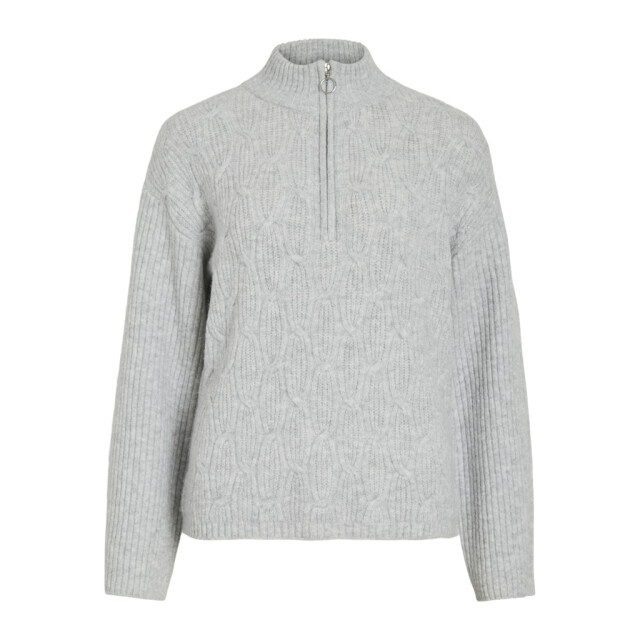 Vila 14109029 ssia l/s high neck zipper top 14109029 large