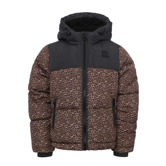 Looxs Revolution Bomber hooded winterjas panther voor meisjes in de kleur 2531-5211-925 large