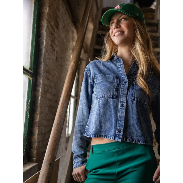 Looxs Revolution Denim lyocell blouse voor meisjes in de kleur 2531-5145-165 large