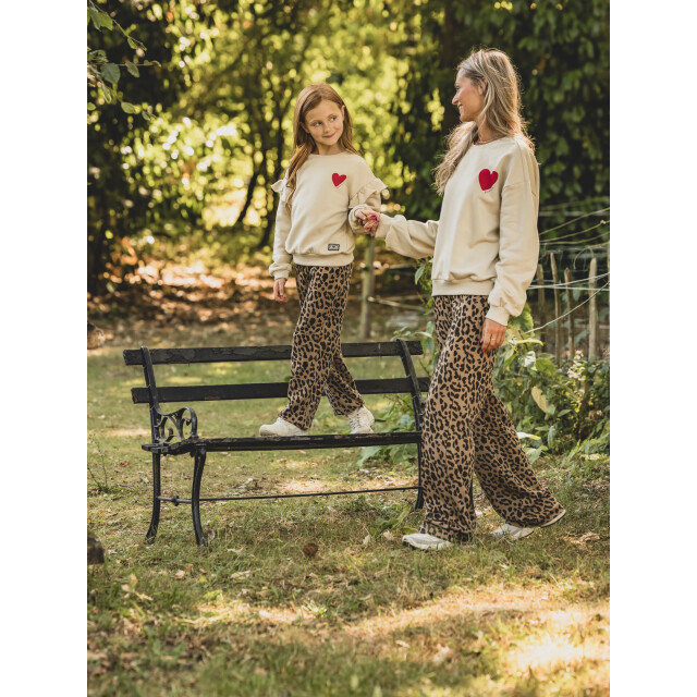 Looxs Revolution Lxs sweat broek leopard voor dames in de kleur 2532-9634-924 large