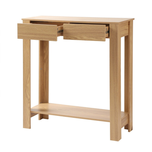 CaliCosy Hoge console met 2 lades in eiken decor l79 cm 2976296 large