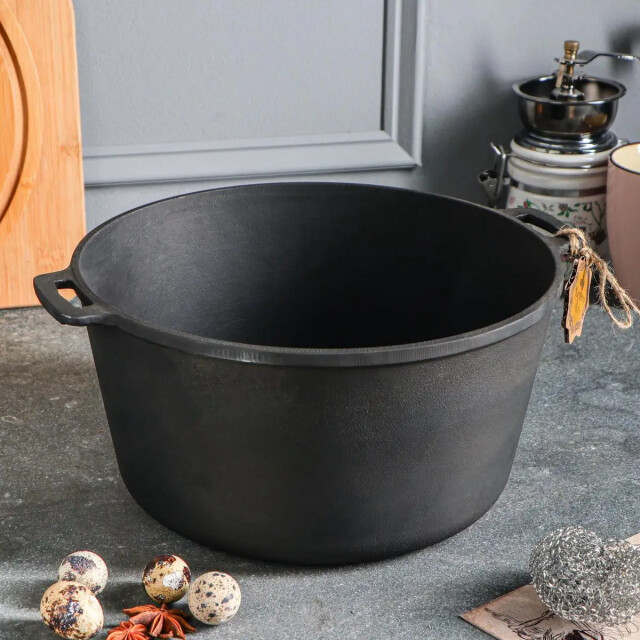 Maysternya Gietijzeren dutch oven 6 liter zwart 3192342 large