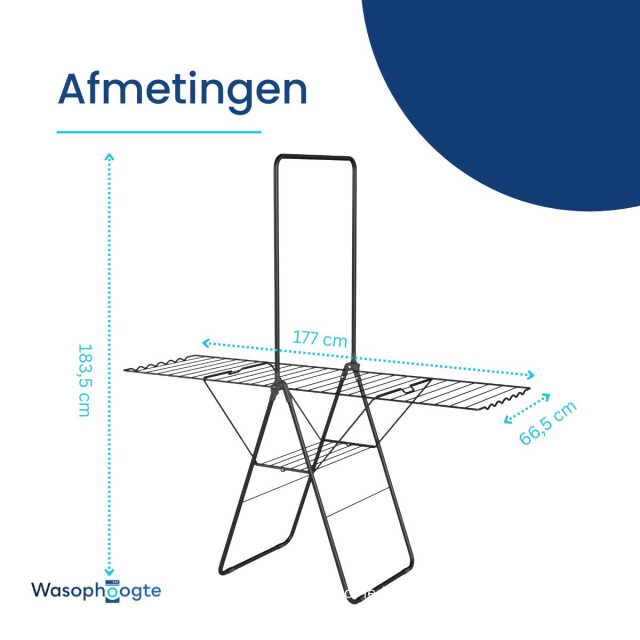 Wasophoogte Droogrek rekkie plus – 3263273 large