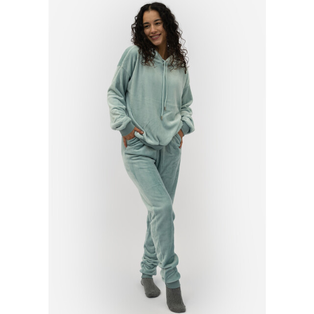 Apollo Dames huispak loungewear fleece incl capuchon pastel blauw 000123956004-Comb-B large
