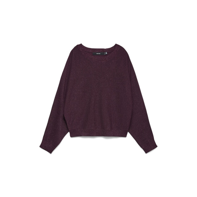 Vero Moda Vmhappyglitter ls o-nk batwing pullo boo bordeaux 4219.47.0033 large