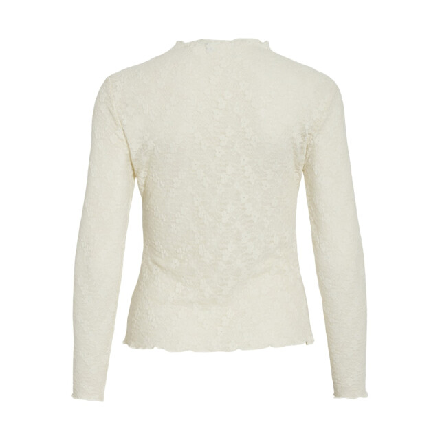 Vila Vifay funnel neck ls top ecru 4389.03.0020 large