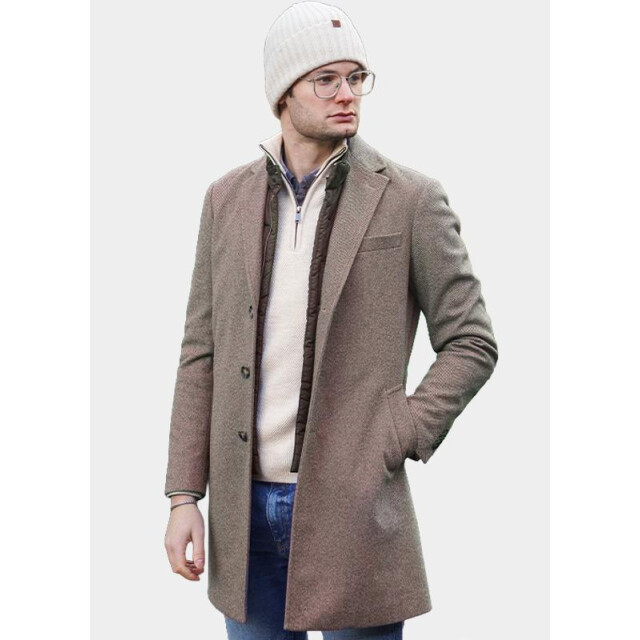 Bos Bright Blue Wollen jas 24301ig09/871 forte 199342 large