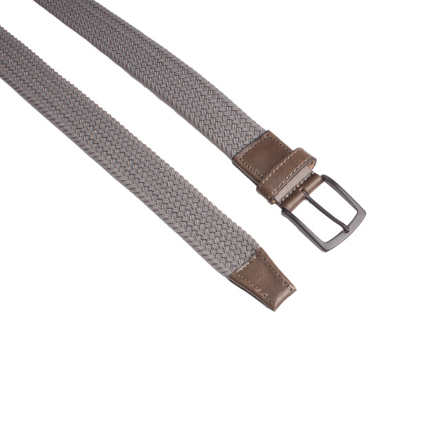 PRESLY & SUN Ps35-24 200 grey - gevlochten elastiek riem presly & 200 Grey/PS35-24 large
