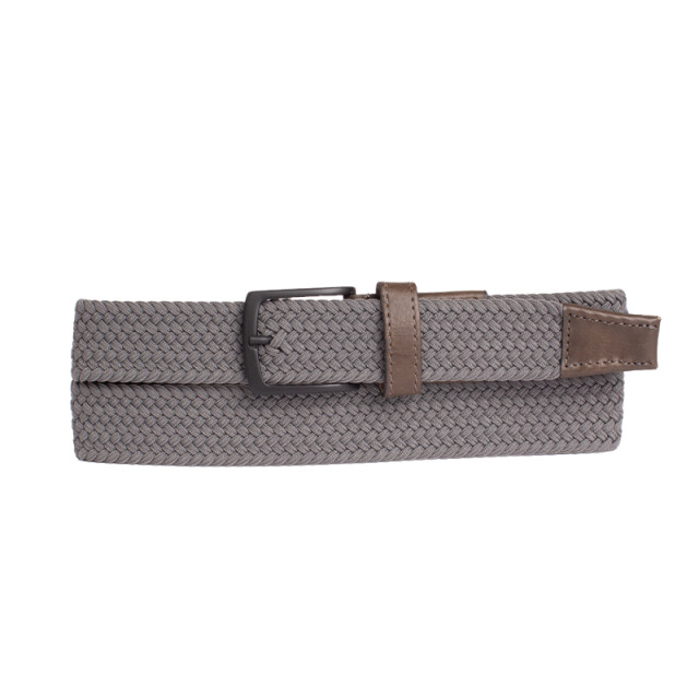 PRESLY & SUN Ps35-24 200 grey - gevlochten elastiek riem presly & 200 Grey/PS35-24 large