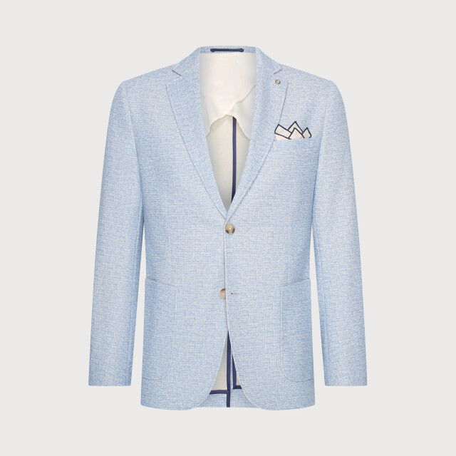 Blue Industry Het colbert met microdessin | JBIS25-M50 large