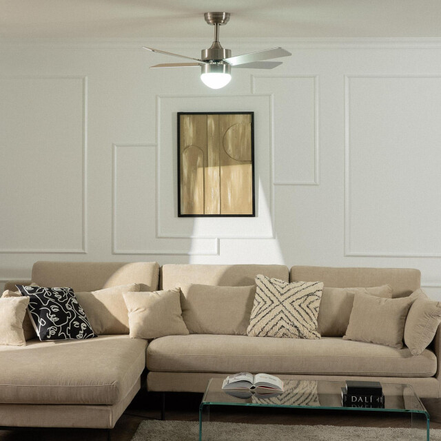 Cool Breeze Fluisterstille plafondventilator lindholm Ø150cm afstandsbediening & timer 3068699 large